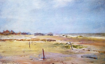 Paysage des plaines œuvres - Shore Scene impressionnisme William Merritt Chase